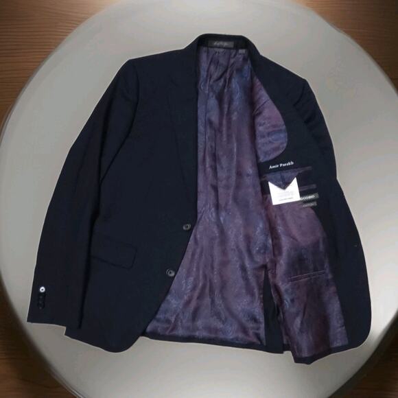 Indochino Mens Sport Coat Blazer Single Button Soft Wool Cashmere Twill 38S